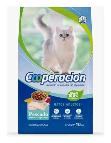 Cooperacion - Gatos Sabor Pollo x 10 kg.