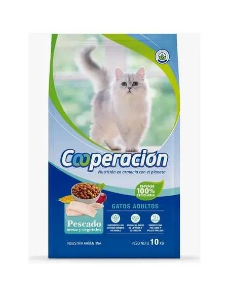 Cooperacion - Gatos Sabor Pollo x 10 kg.