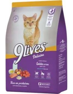 9 Lives Gatitos x 8 kg.
