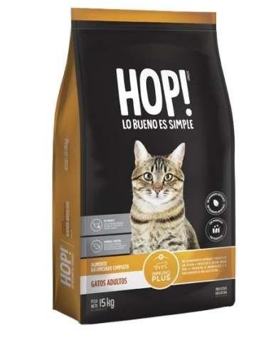 Hop! Gatos adultos x 15 kg.