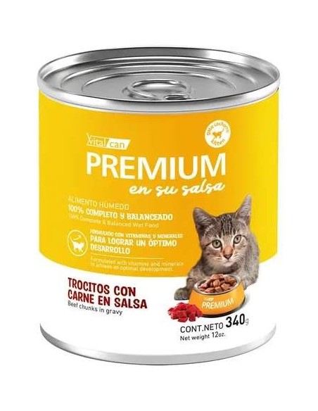 Vitalcan - Latas Pouch Premium cat x 340 grs.