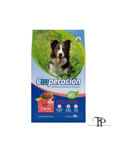Cooperacion  - Perros adultos Carne x 20 kg.