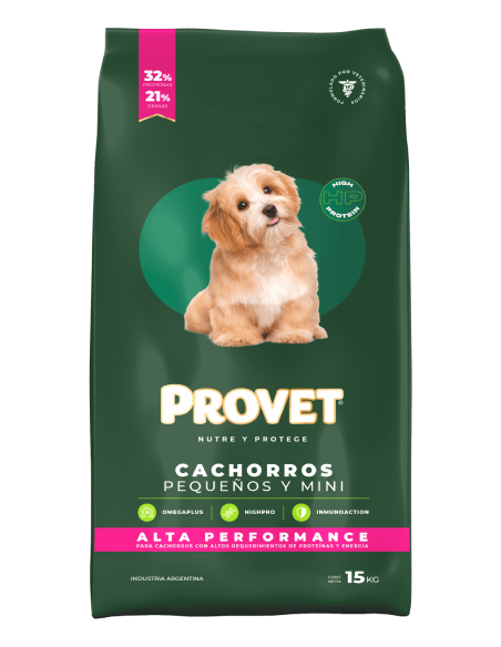 Provet Cachorro - Razas pequeñas x 15 kg.