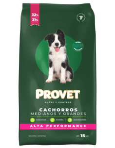 Provet Cachorro - Medianos y grandes x 15 kg.