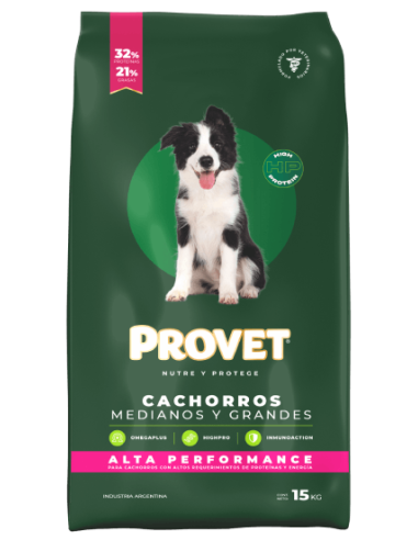 Provet Cachorro - Medianos y grandes x 15 kg.