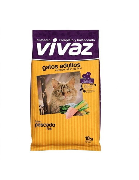 VIVAZ - Gato - Sabor Pescado x 10 kg.