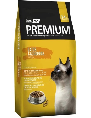 Vitalcan - Premium Cat Cachorro x 7,5 kg.