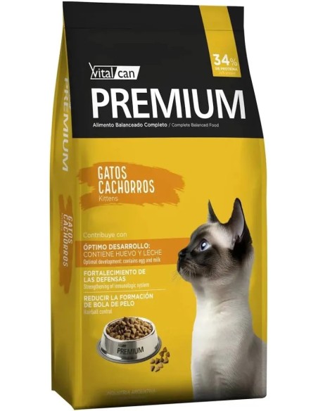 Vitalcan - Premium Cat Cachorro x 7,5 kg.