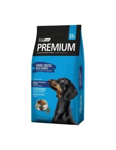 Vitalcan Premium - Adultos Razas Pequeñas x 20 kg.