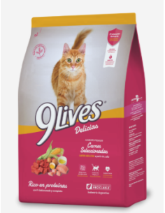 9 Lives Super Comida x 15 kg.