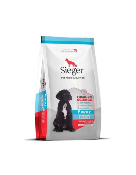 Sieger Puppy - Cachorros Medium & Large Breedsx 15 kg.