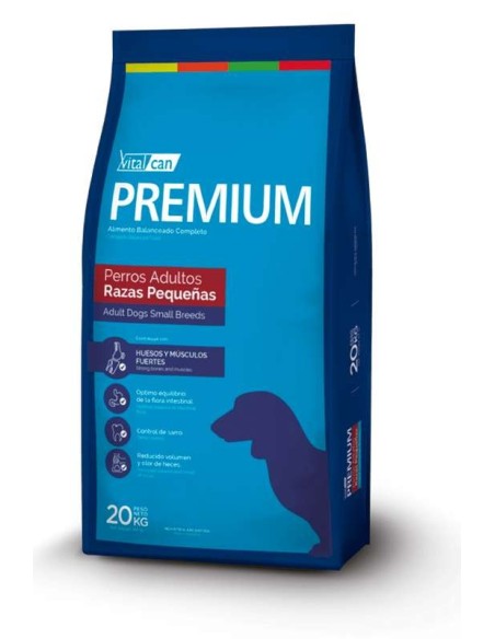 Vitalcan Premium - Adultos Razas Pequeñas x 20 kg.